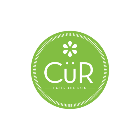 Logo for Cur Laser and Skin: A sleek, modern design featuring the brand name in bold, elegant typography with a subtle laser beam incorporated.